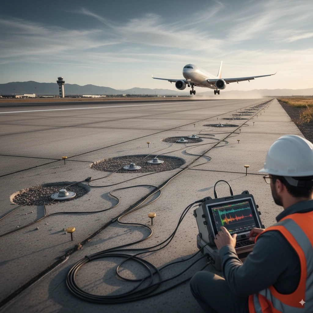 Aeropuertos: Caracterización de pistas de aterrizaje con métodos sísmicos