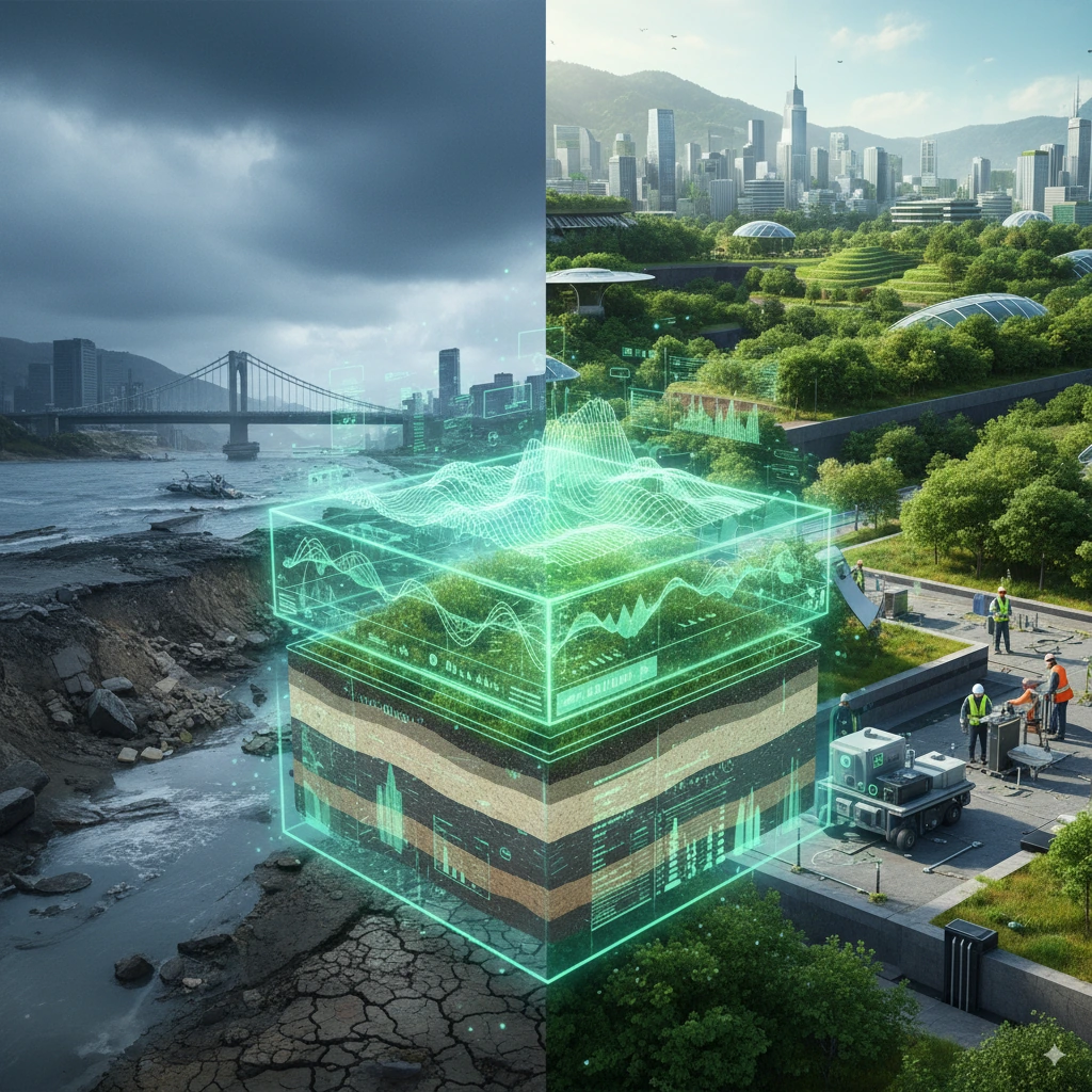 Cambio climático y geotecnia: métodos geofísicos en la adaptación de infraestructuras