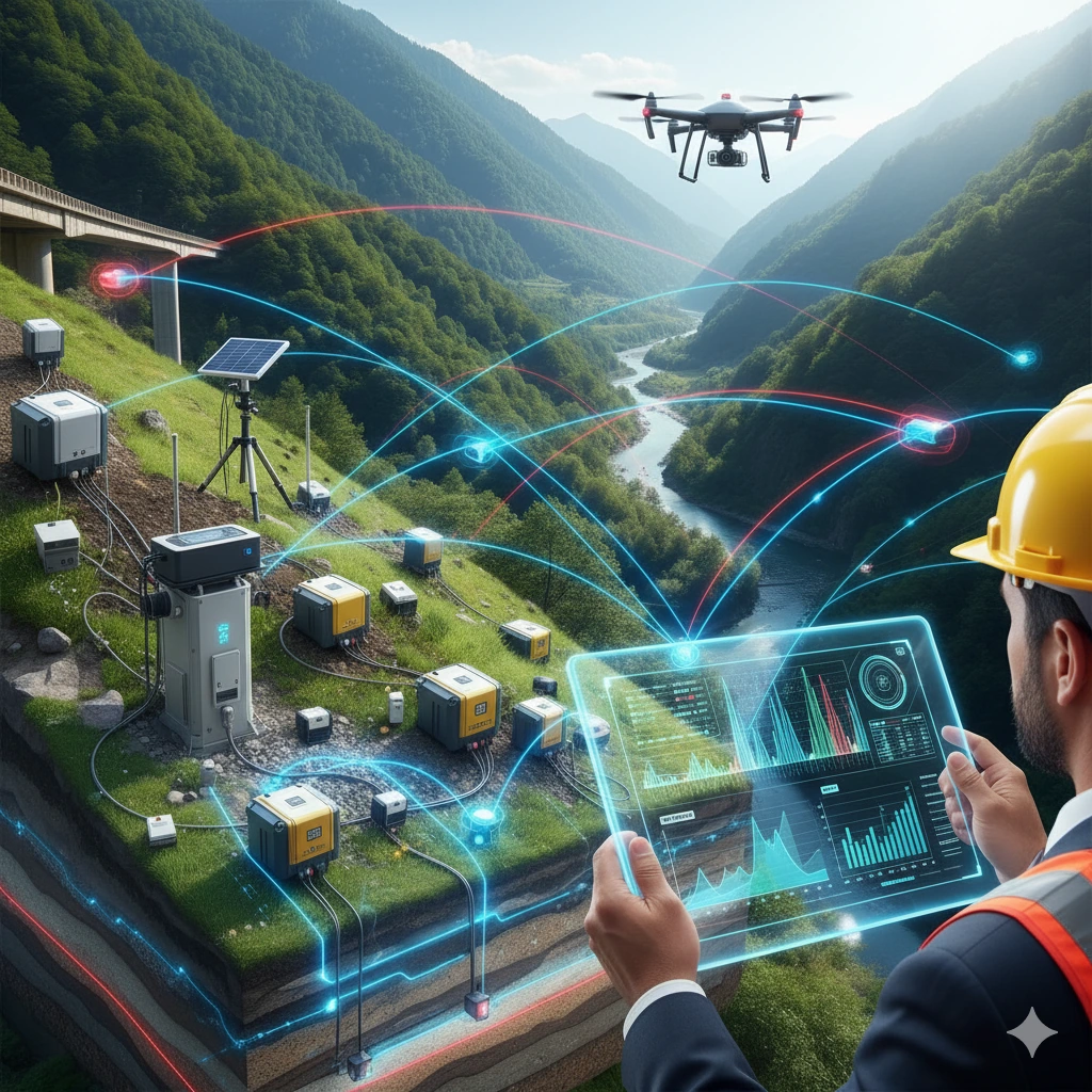 Geofísica 4.0: IoT para monitoreo continuo de estabilidad en geotecnia