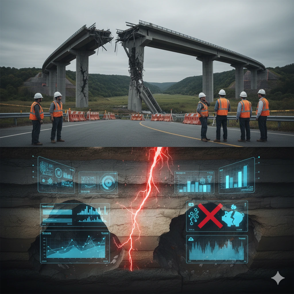 Estudio económico: El impacto financiero de omitir estudios geotécnicos en proyectos de infraestructura