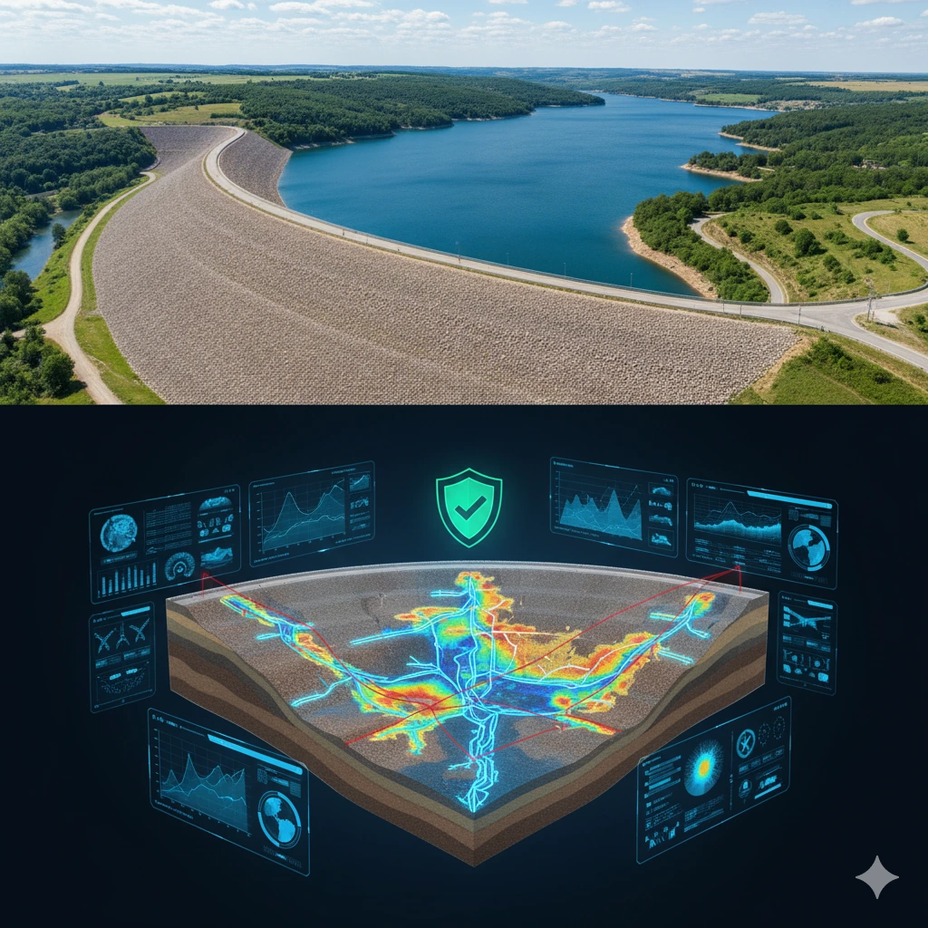Presas y bordos: Detección de filtraciones con métodos geoeléctricos